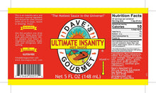 Dave's Ultimate Insanity Hot Sauce 5 Oz. by Dave's Gourmet