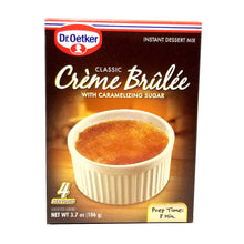 Dr. Oetker Classic Creme Brulee with Caramelize Sugar Instant Dessert Mix 3.7 Oz. (Pack of 3)