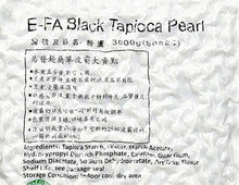 E-Fa Black Boba Tapioca Pearls Bubble Tea Ready in 5 Mins 6.6 lbs.