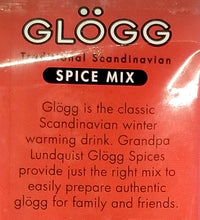 Grandpa Lundquist Glögg Traditional Scandinavian Spice Mix 9 Oz.