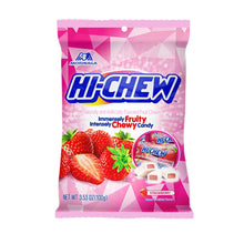 Hi-Chew Strawberry Fruity Chewy Candy Bag by Morinaga 3.53 Oz.