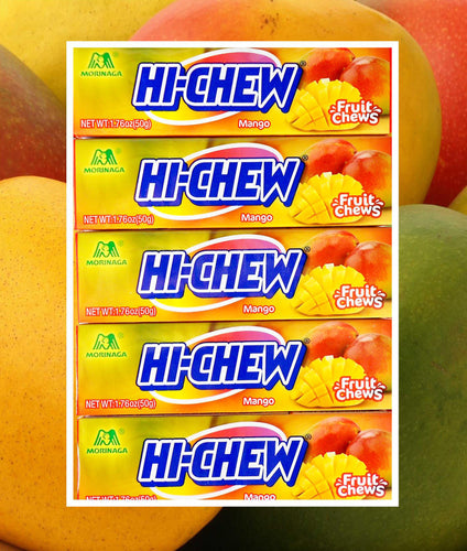 Hi-Chew Stick Mango by Morinaga (Pack of 10)