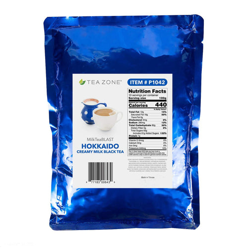 Tea Zone MilkTeaBlast Hokkaido Creamy Milk Powder Mix 2.2 lbs. X 12 (Factory Case)