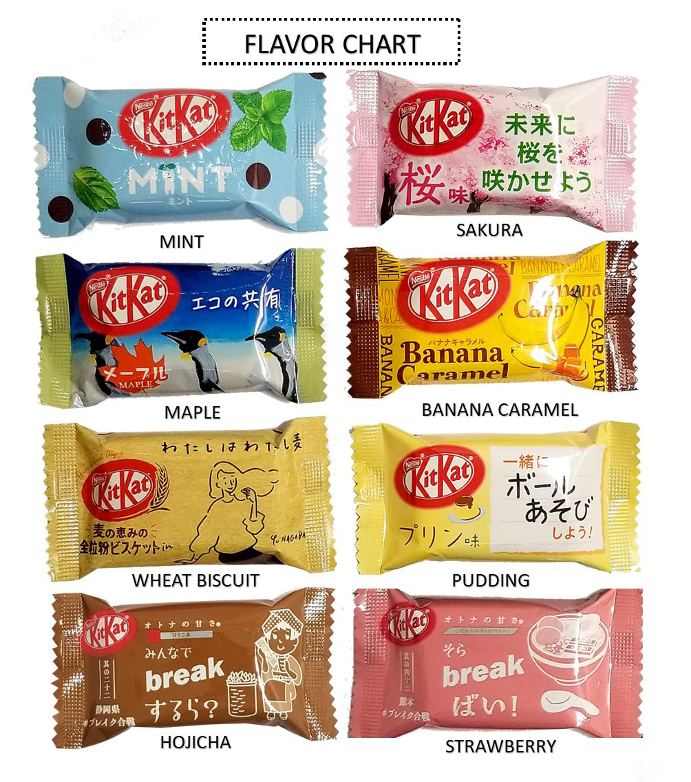Japanese Kit Kat Special Collection 8 Variety Flavors Limited Edition