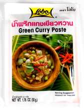Lobo Thai Green Curry Pastes 1.76 Oz. (50 g) Pack of 2