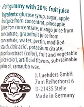 J. Luehders Vegan Soft Candy Gummies EXOTIC FRUITS  2.82 Oz. (80 g) X 2