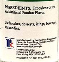 McCormick Pandan Flavoring Extract 20 ml.