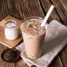 Tea Zone Boba Lavender Milk Tea Bubble Tea Kit with WuFuYuan Black Tapioca Pearls and 10 Boba Wide Straws