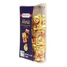 Riegelein Mini Solid Chocolate Trio Gift Set: Bear, Santa, and Snowman 33% Cocoa Fairtrade 3.5 Oz. X 3