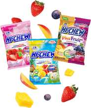 Hi-Chew Yogurt Mix Fruits Chewy Candy Bag by Morinaga 3.53 Oz.