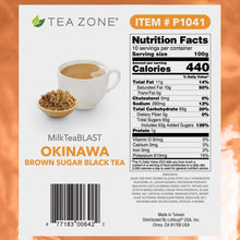 Tea Zone MilkTeaBlast Okinawa Brown Sugar Black Tea Powder Mix 2.2 lbs.