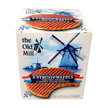 The Old Mill Stroopwafels Original Dutch Caramel Filled Wafers BOX 8.8 Oz. (250 g.)