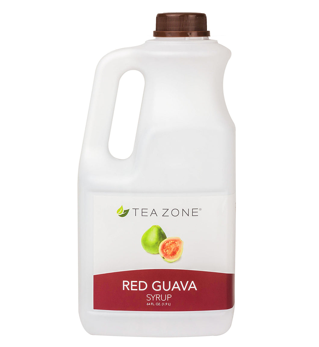 Tea Zone Red Guava Fruit Syrup 64 Oz.