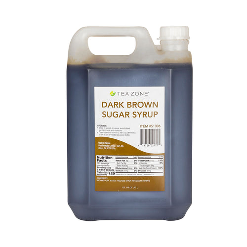 Tea zone Dark Brown Sugar Syrup 125.1 Fl. Oz. (3.7 Liters)