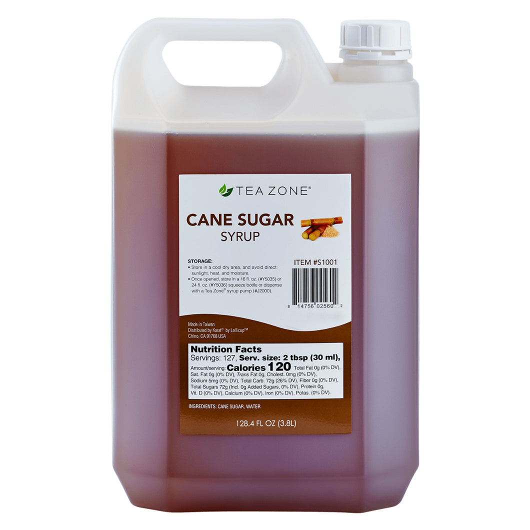 Tea zone Cane Sugar Syrup 128.4 Fl. Oz. (3.8 Liters)