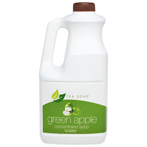 Tea Zone Green Apple Fruit Syrup 64 Oz.