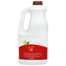 Tea Zone Strawberry Fruit Syrup 64 Oz.