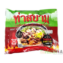 ThaSiam Boat Noodle Nam Tok Instant Dried Rice Stick Noodles with Spicy Sauce 119 g. (Pack of 5)