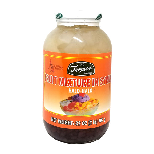 Tropics Halo-Halo Fruit Mixture in Syrup 32 Oz.