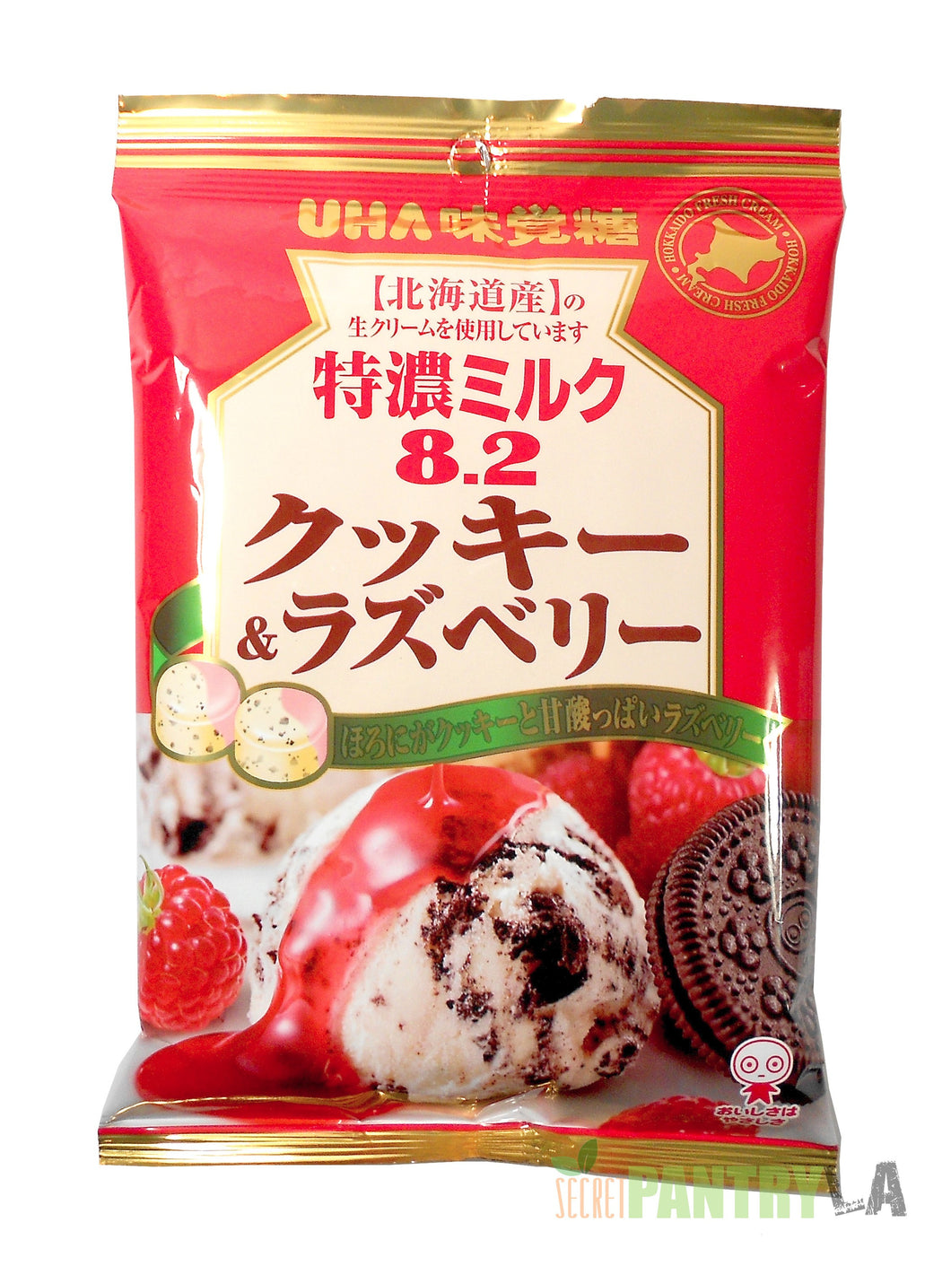 UHA 8.2 High Concentrated Tokuno Milk Cookies & Raspberry Candy 2.85 OZ.