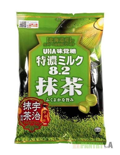 UHA 8.2 High Concentrated Tokuno Milk Matcha Green Tea Candy 2.85 OZ.