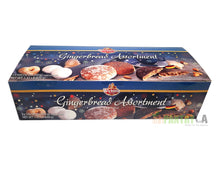 Wicklein Gingerbread Lebkuchen Assortment 3 Varieties Gift Box 1.32 Lb. with Gold Stainless Steel Stirring Spoon