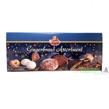 Wicklein Gingerbread Lebkuchen Assortment 3 Varieties Gift Box 1.32 Lb. with Gold Stainless Steel Stirring Spoon