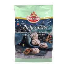 Wicklein Pfeffernusse Glazed Gingerbread Cookies with Dark Chocolate Drizzled 6.17 Oz. /175 g. (Pack of 2)