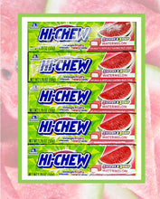 Hi-Chew Stick Sweet & Sour Watermelon Soft & Chewy Candies by Morinaga 1.76 Oz. (Pack of 5)