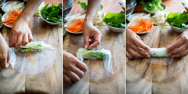 Banh Trang Vietnam- Spring Roll Rice Paper Wrappers, Square or